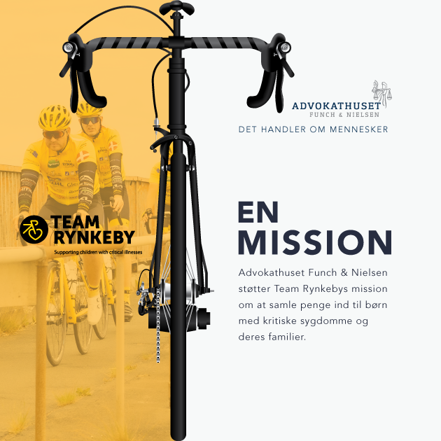 Advokathuset Funch & Nielsen støtter Team Rynkebys mission om at hjælpe kritisk syge.
